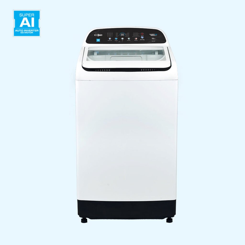 Super Asia 12 KG Top Load Washing Machine SA812i Auto Inverter